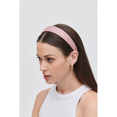 Quilted Vegan Leather Headband