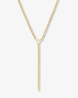 Serpent Lariat Necklace