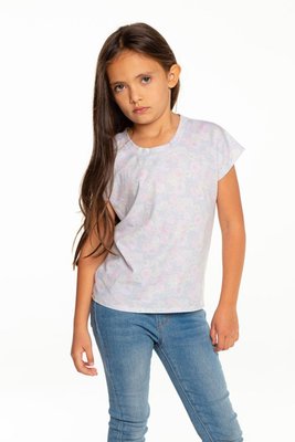 Recycled Vintage Jersey Cap Sleeve Vent Back Tee