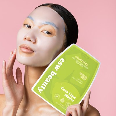 Coco Lime Mojito Clarifying Biocellulose Mocktail Mask