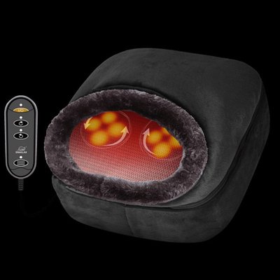 2-in-1 Shiatsu Foot massager and Back Massager with Heat
