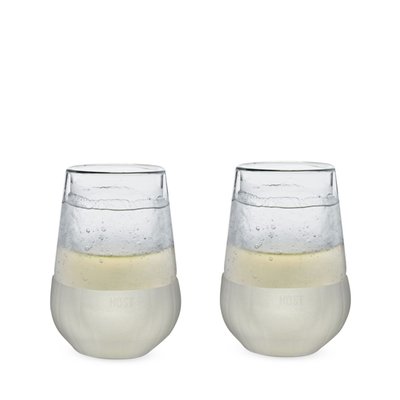 Glass FREEZE™ Wine Glass set of two