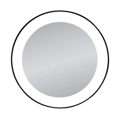 Lighted Compact Mirror with Magnification & Suction Cups