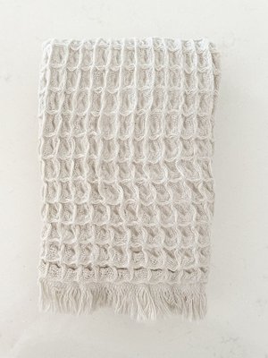 Turkish Cotton Waffle Hand Towel - Set Of 2