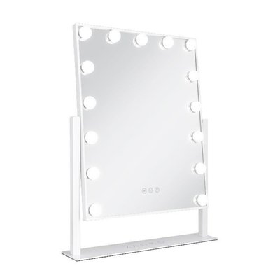 9 Led Light Bulb Hollywood Vertical Makeup Mirror - 12" X 14"