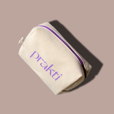 Prakti Organic Cotton Canvas Toiletry Bag