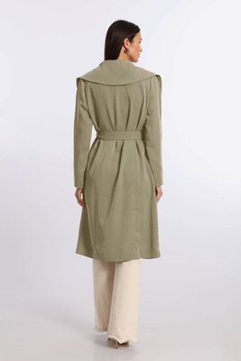 Belted Drape Trench Coat