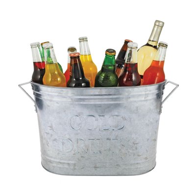 Cold Drinks Galvanized Metal Tub