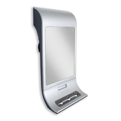 Fogless Lighted Shower Mirror with Wall Mount & Bluetooth Speaker