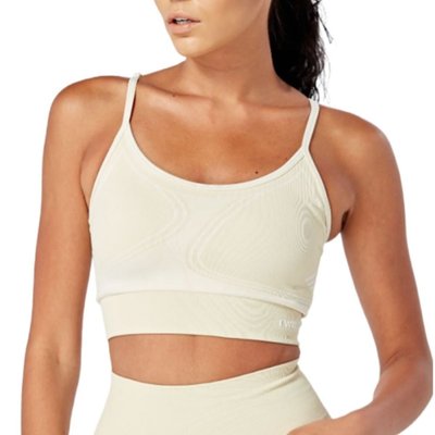 Women's Recycled Color Block Body Fit Seamless Sports Bra