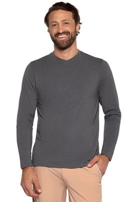 Morada Men Ls V-neck T-shirt
