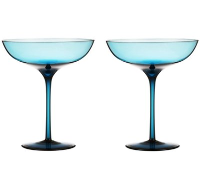 Elegant Sparkling Coupe Cocktail Glassware Set Of 4