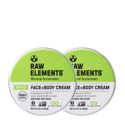 Face + Body Tin SPF 30 *Plastic Free* - 2 Pack