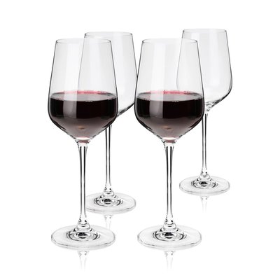 Reserve Inez Crystal Bordeaux Glasses Set Of 4
