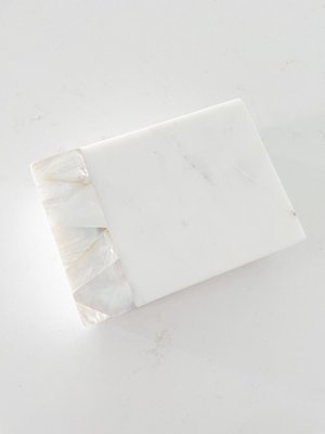 Mother Of Pearl White Marble Decor Boxes