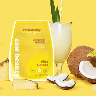Piña Colada Revitalizing Biocellulose Mocktail Mask