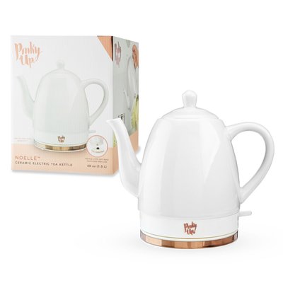 Noelle™ Grey Ceramic Electric Tea Kettle