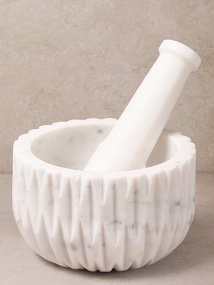 Russell Marble Mortar & Pestle