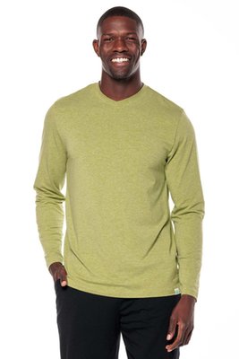 Morada Men Ls V-neck T-shirt