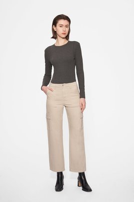 Angel Super High Rise Cargo Straight  Denim Jeans