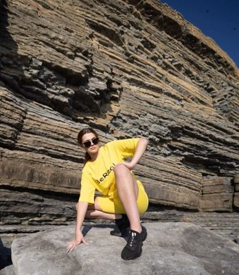 Over Sized Tee and Cycle Short Set