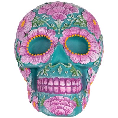 Day of the Dead Skull Coin Bank