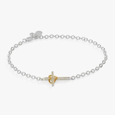 Cross And Heart Bracelet