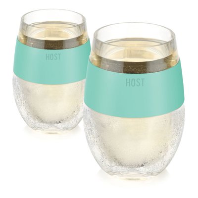 Wine FREEZE™ Cooling Cups in Mint (set of 2)
