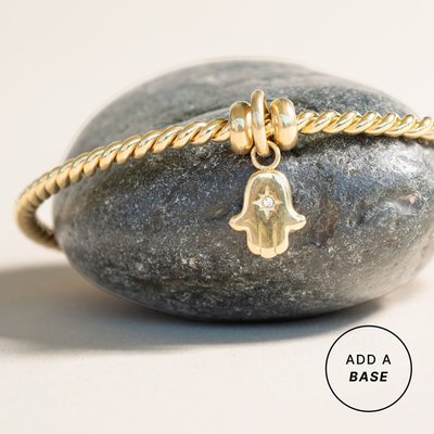 Crystal Hamsa Charm
