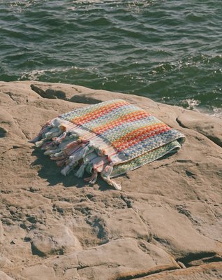 Organic Cosmic Rainbow Towel