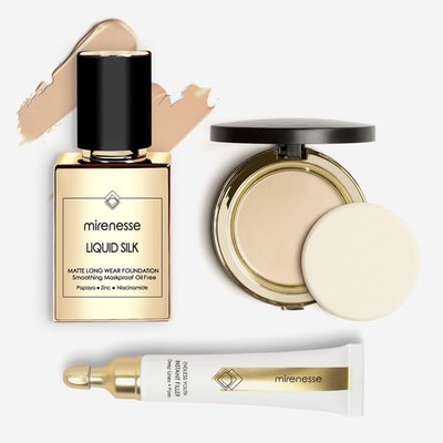 Liquid Silk Flawless Face Foundation Trio Kit