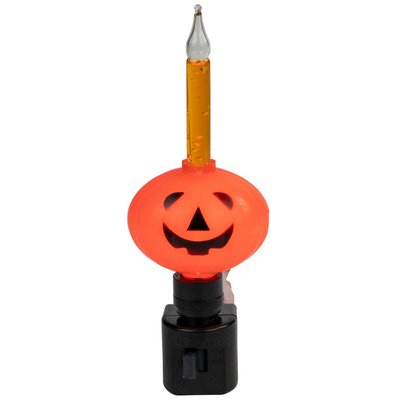 6.5" Jack-O-Lantern Halloween Bubble Night Light