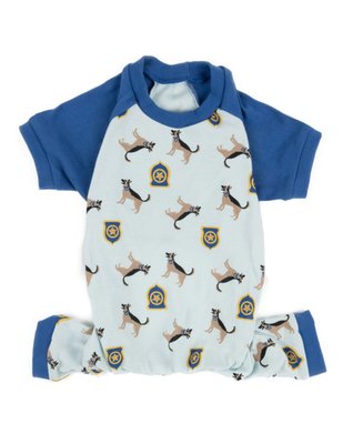 Leveret Dog Cotton Pajama Police Dog