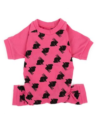 Leveret Dog Cotton Pajama Bunny Pink
