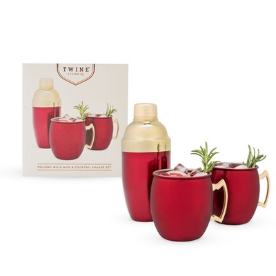 Red Mule Mug & Cocktail Shaker Gift Set
