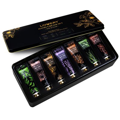 Lovery 7pc Hand Cream Gift Set  -30ml Tubes - Moisturizing Hand Lotion