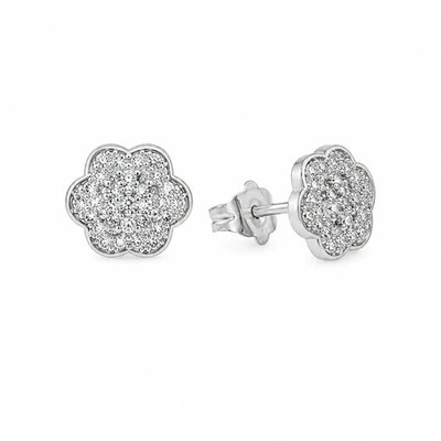 Rose Pavé Studs By Az Essentials