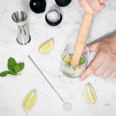 7-piece Professional Stainless Steel Muddled Barware Set