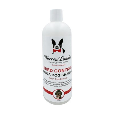 Shed Control Dog Shampoo by Warren London | Strenghten Hair Follicles with Anti-Oxidant Rich Formula that Moisturizes and Nourishes | Made In USA