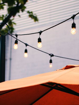 Ambience Pro Outdoor String Lights With Edison Bulbs