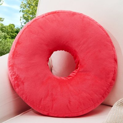 Round Donut Pillow - Super Soft Microplush Cushion For Kids & Adults