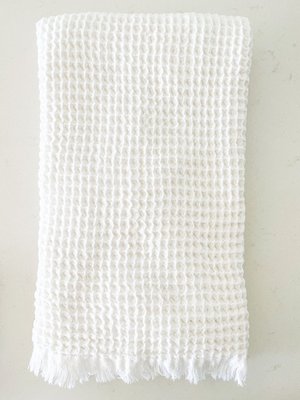 Turkish Cotton Waffle Bath Towels