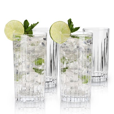 Reserve Milo Crystal Highball Glasses Set Of 4