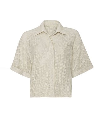 Biscotti Blake Button Top