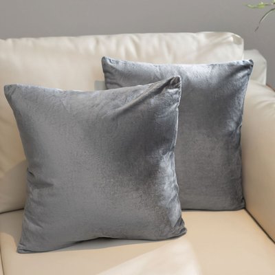 Velour Decorative Throw Pillows Set Of 2 With Inserts, 22 X 22