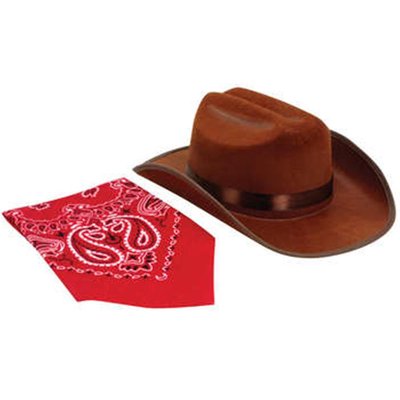 CBBR-HAT Jr. Cowboy Hat with Bandanna