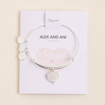 'blessed Mama' Charm Bangle