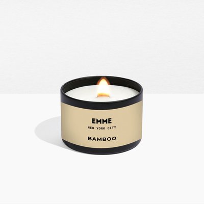 Bamboo  Candle Tin