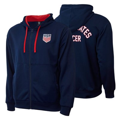 Us Men's National Team Zip Up Hoodie - Ussf14zh