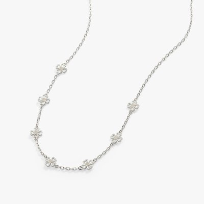 Love + Luck Inline Necklace, Adjustable